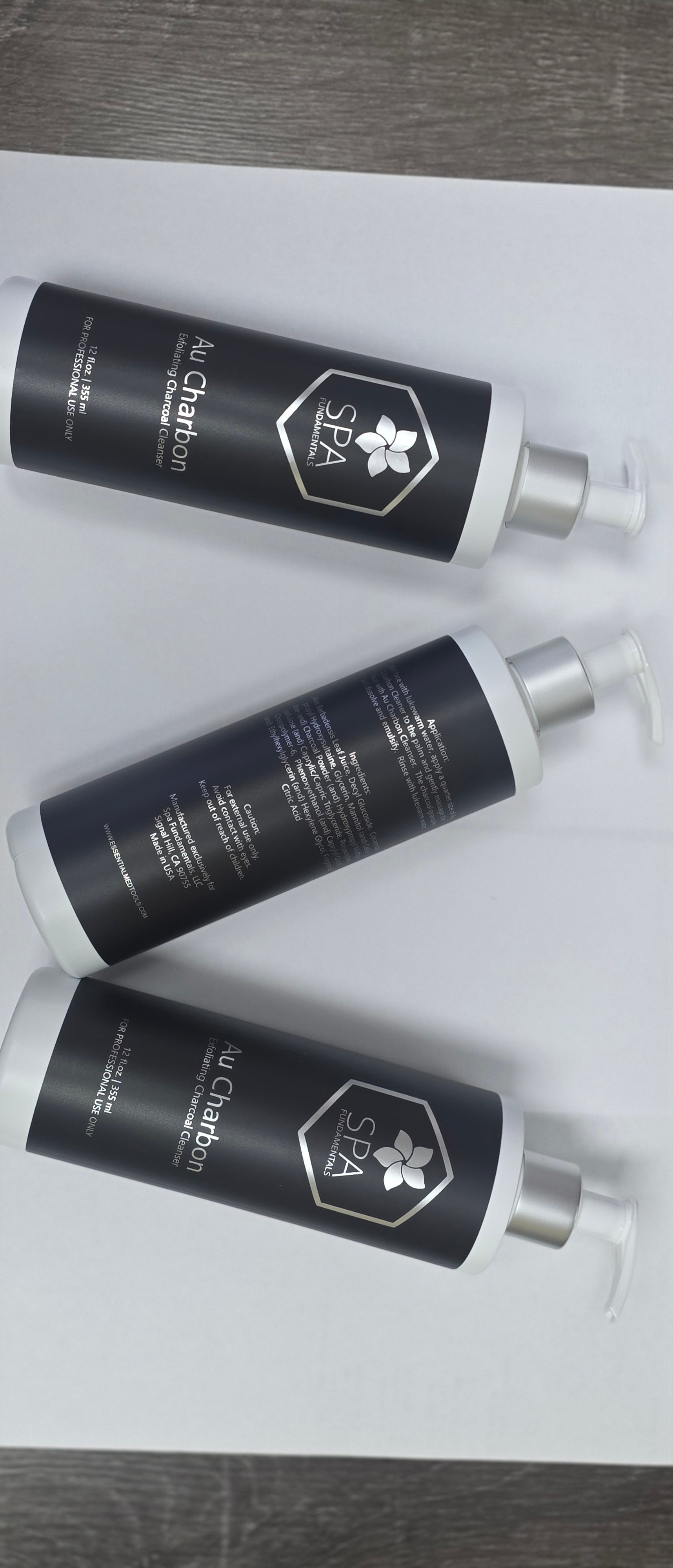 Au Charbon Charcoal Cleanser Beads to Liquid 12 oz